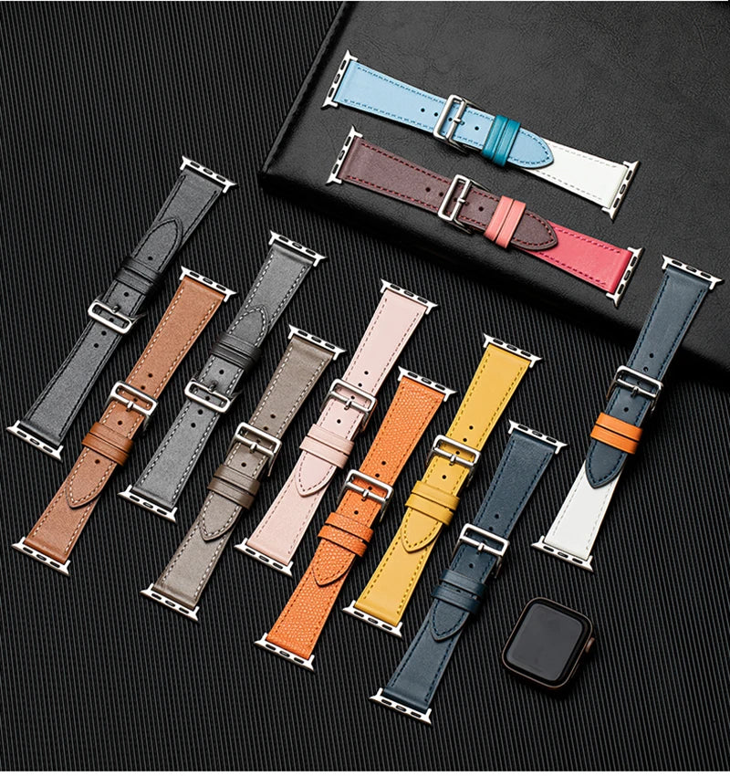 Leather Watch Straps for Apple Watch